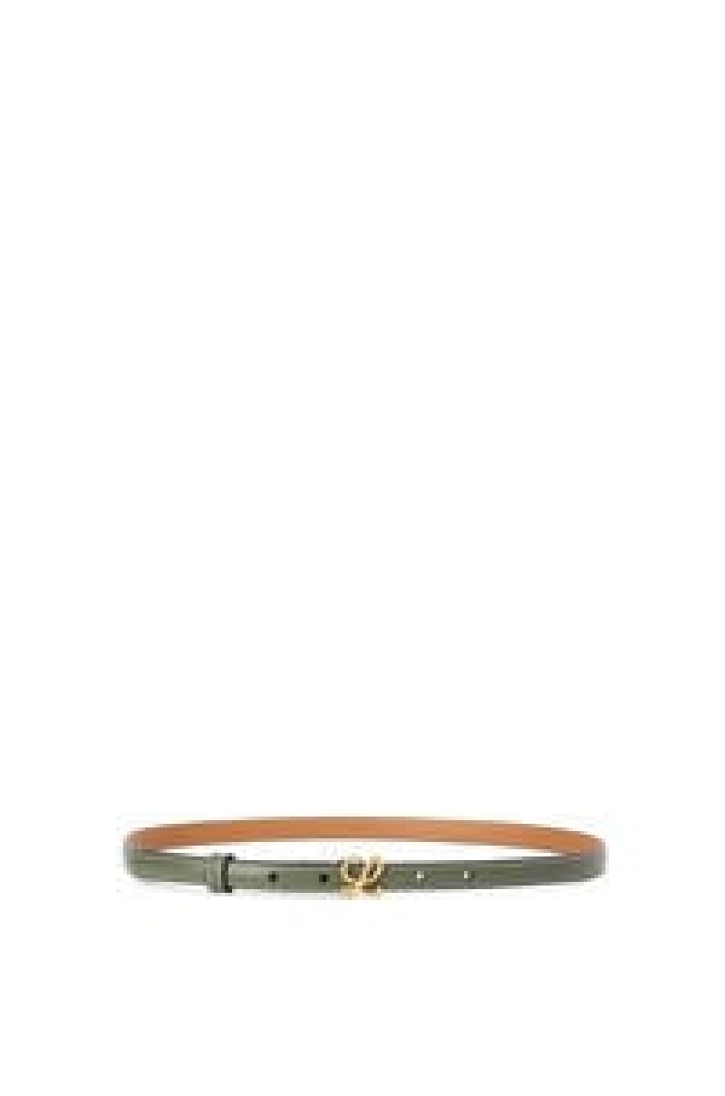 Cinturones Loewe Belt in smooth calfskin Mujer Doradas | 814GQHRNU