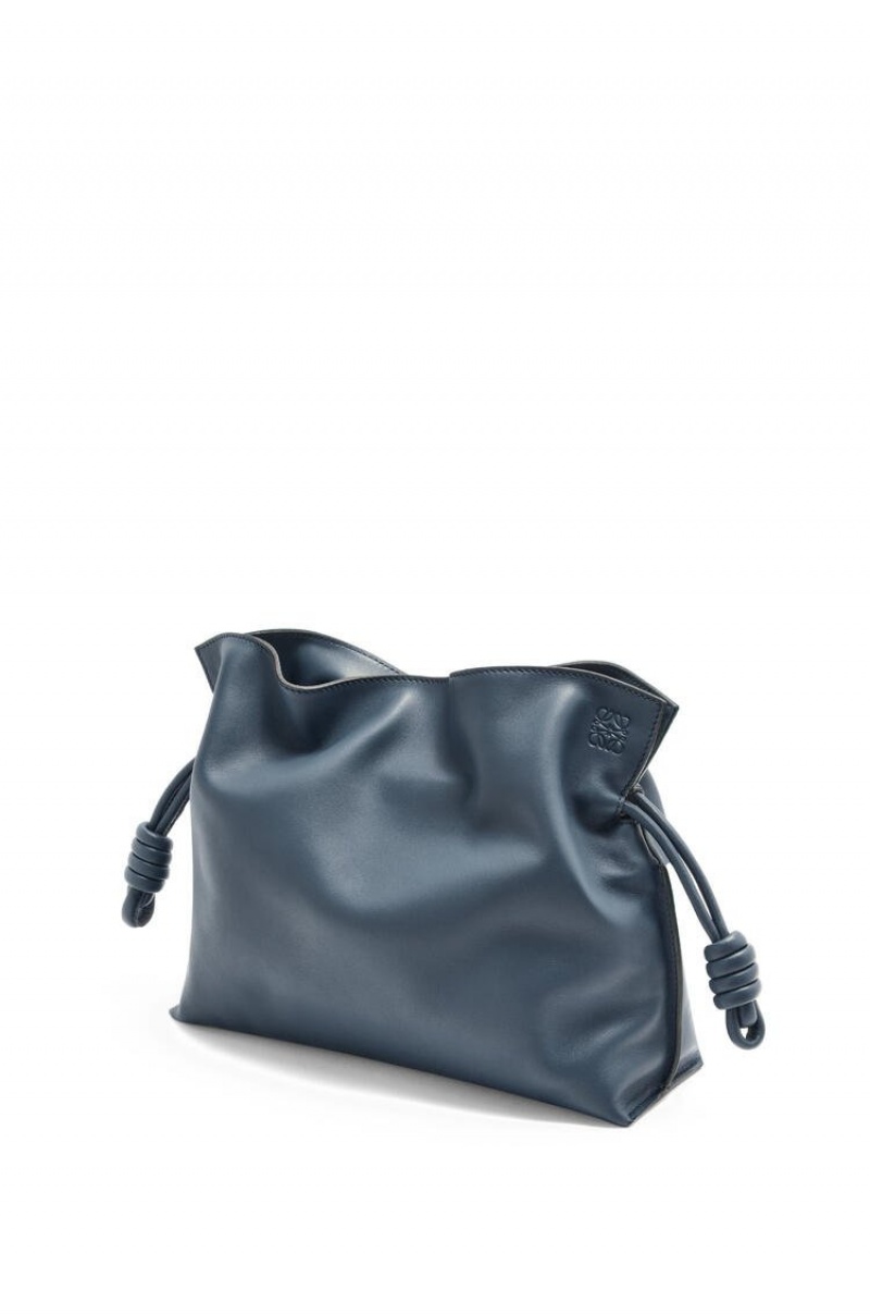 Clutch Loewe Flamenco clutch in nappa calfskin Mujer Azules | 423SUNFVA