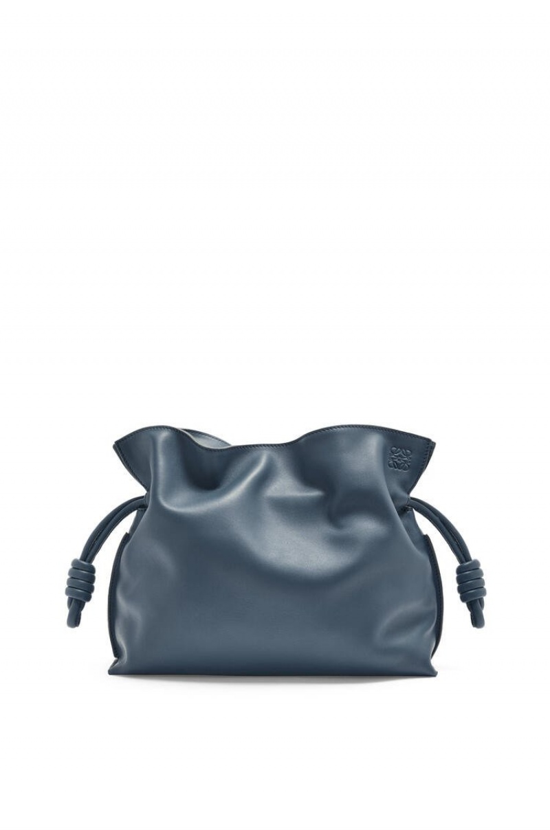 Clutch Loewe Flamenco clutch in nappa calfskin Mujer Azules | 423SUNFVA