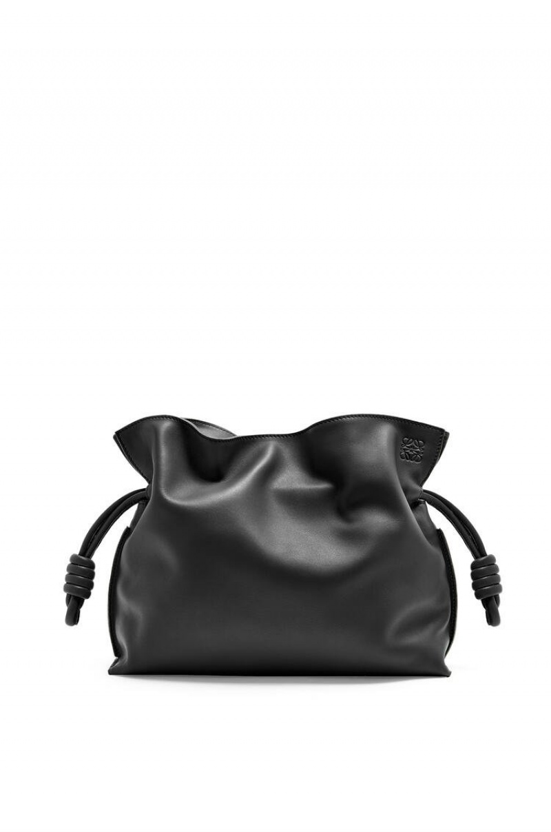 Clutch Loewe Flamenco clutch in nappa calfskin Mujer Negras | 096DLZEUI