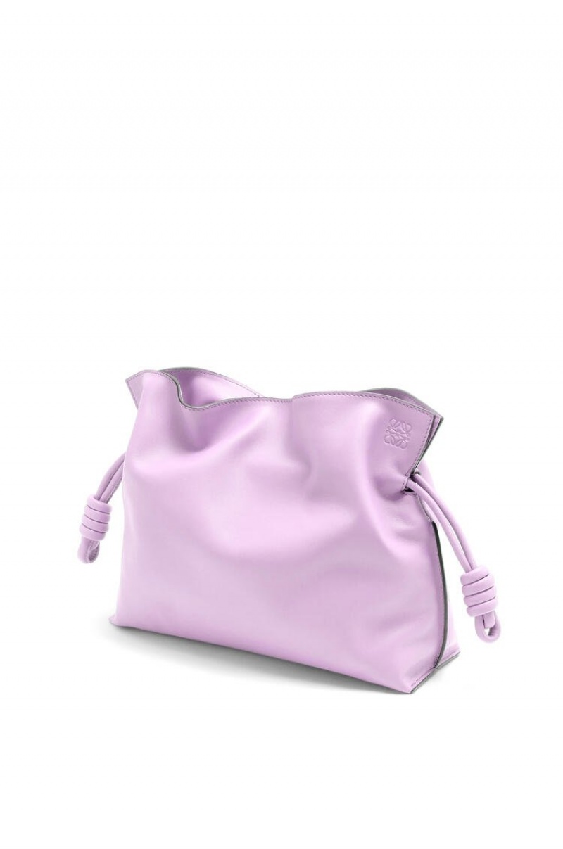 Clutch Loewe Flamenco clutch in nappa calfskin Mujer Bloom Orchid | 357KOTZWL