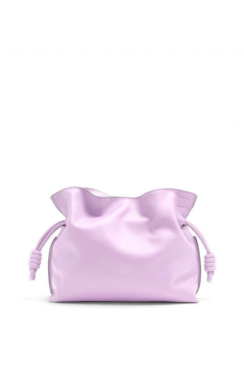 Clutch Loewe Flamenco clutch in nappa calfskin Mujer Bloom Orchid | 357KOTZWL