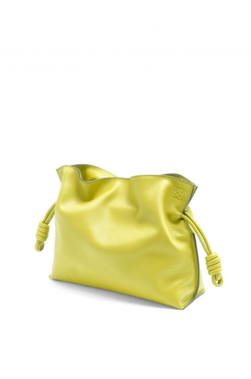 Clutch Loewe Flamenco clutch in nappa calfskin Mujer Amarillo | 976YTLXPC