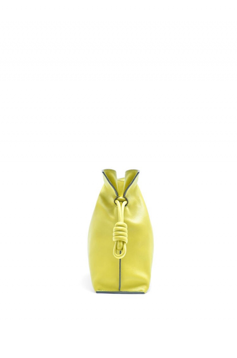 Clutch Loewe Flamenco clutch in nappa calfskin Mujer Amarillo | 976YTLXPC