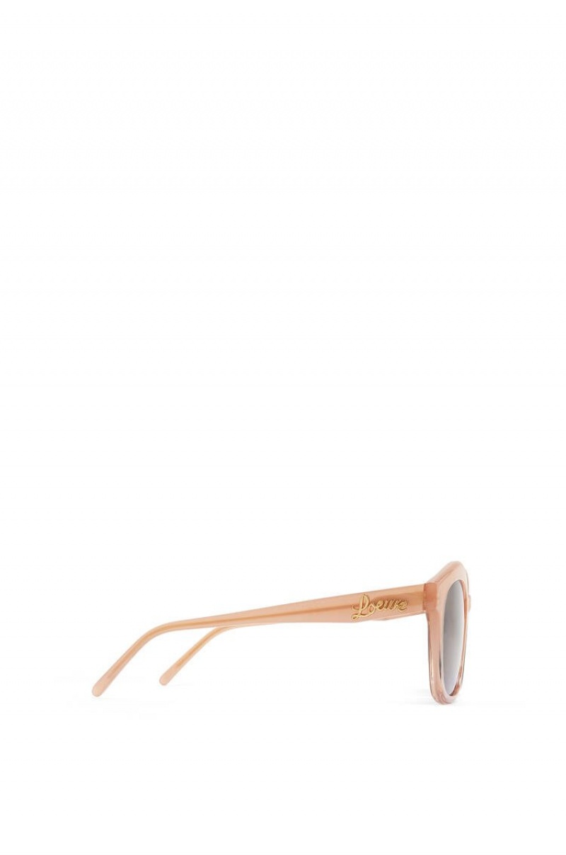 Gafas de Sol Loewe Browline sunglasses in acetate Mujer Rosas Doradas | 953KEHRCO