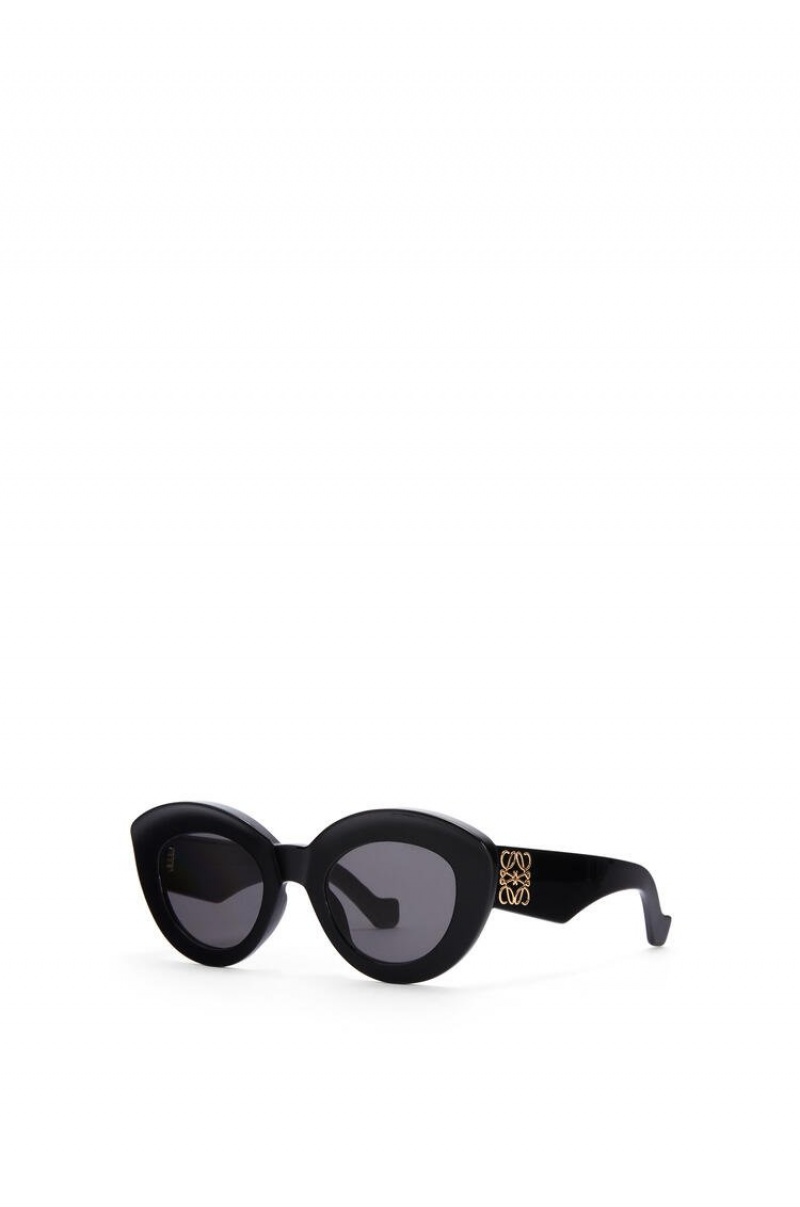 Gafas de Sol Loewe Butterfly Anagram sunglasses in acetate Mujer Negras | 721WYSUVK