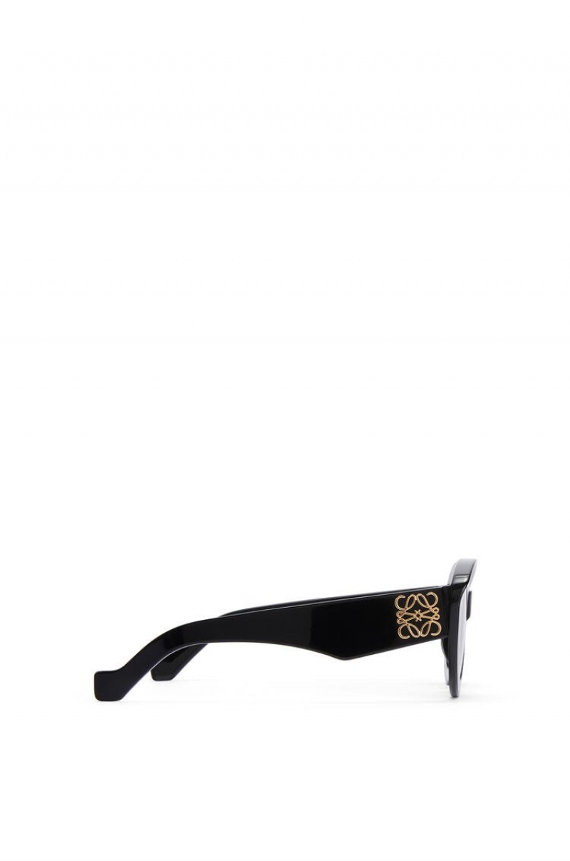 Gafas de Sol Loewe Butterfly Anagram sunglasses in acetate Mujer Negras | 721WYSUVK