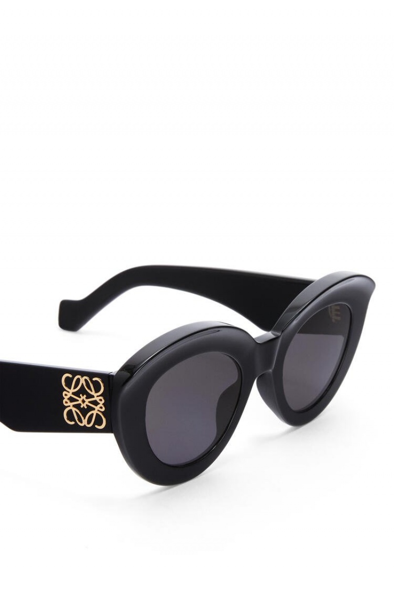 Gafas de Sol Loewe Butterfly Anagram sunglasses in acetate Mujer Negras | 721WYSUVK