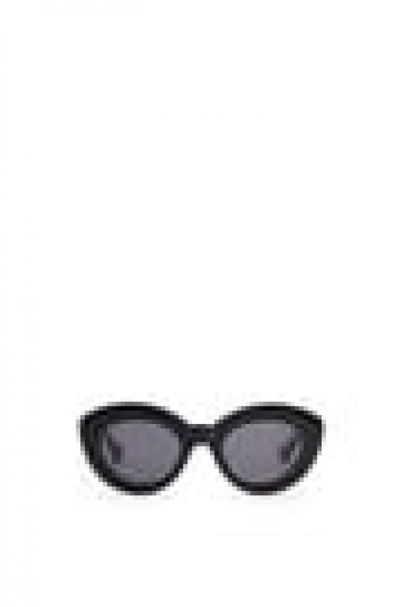 Gafas de Sol Loewe Butterfly Anagram sunglasses in acetate Mujer Negras | 721WYSUVK