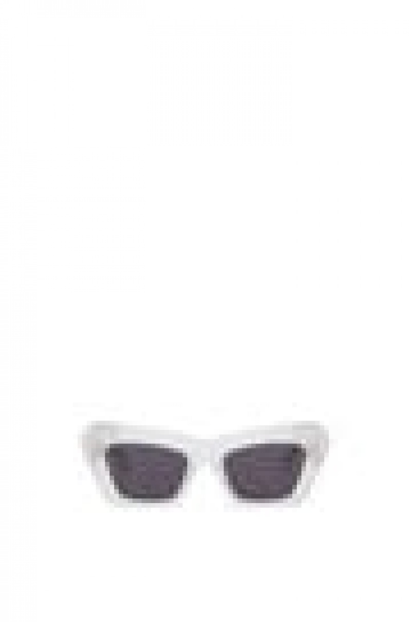 Gafas de Sol Loewe Cat's eye sunglasses Mujer Blancas | 457PGCFMY