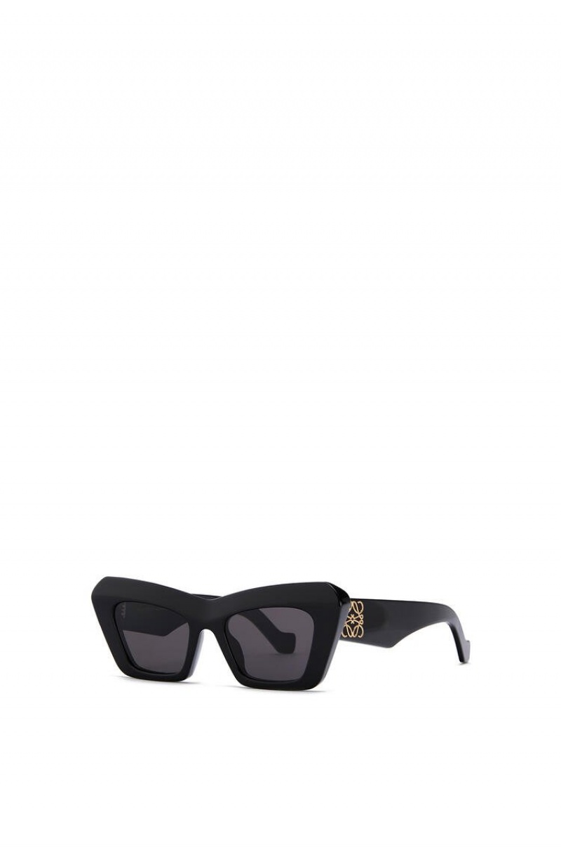 Gafas de Sol Loewe Cat's eye sunglasses Mujer Negras | 039HCMRWI