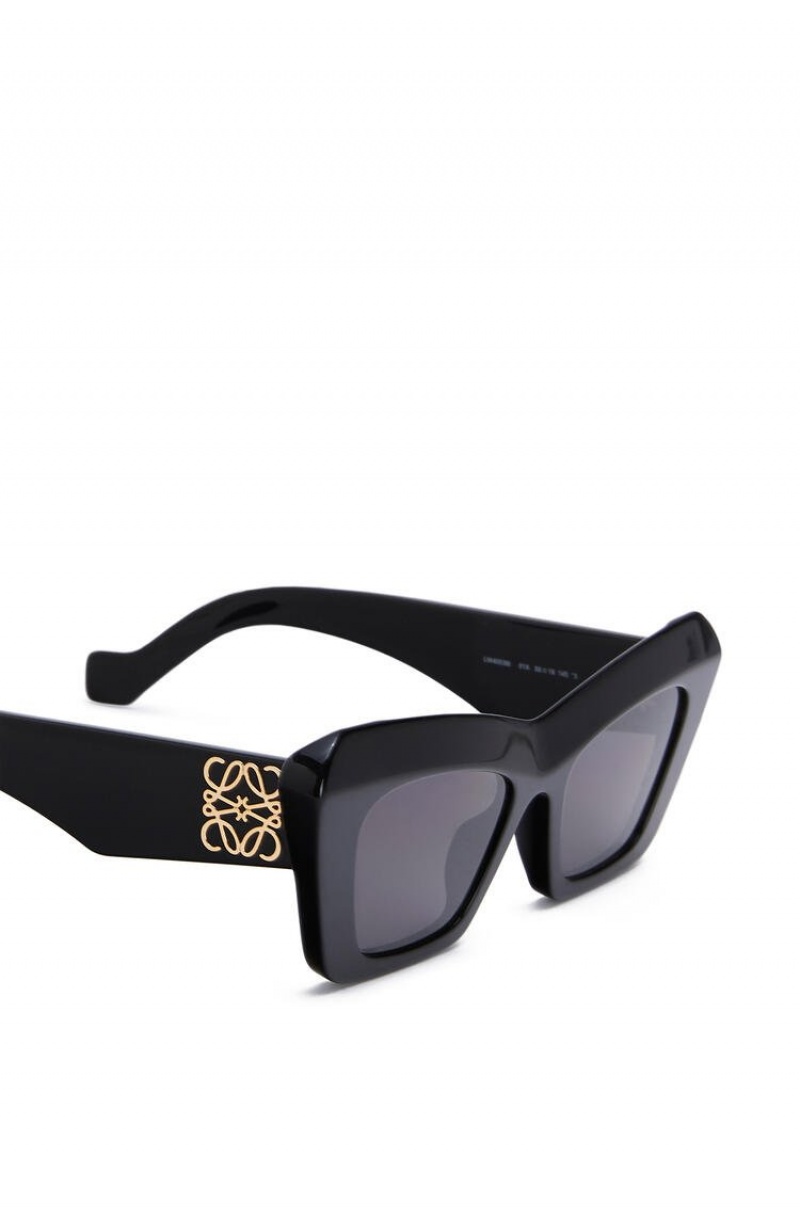 Gafas de Sol Loewe Cat's eye sunglasses Mujer Negras | 039HCMRWI