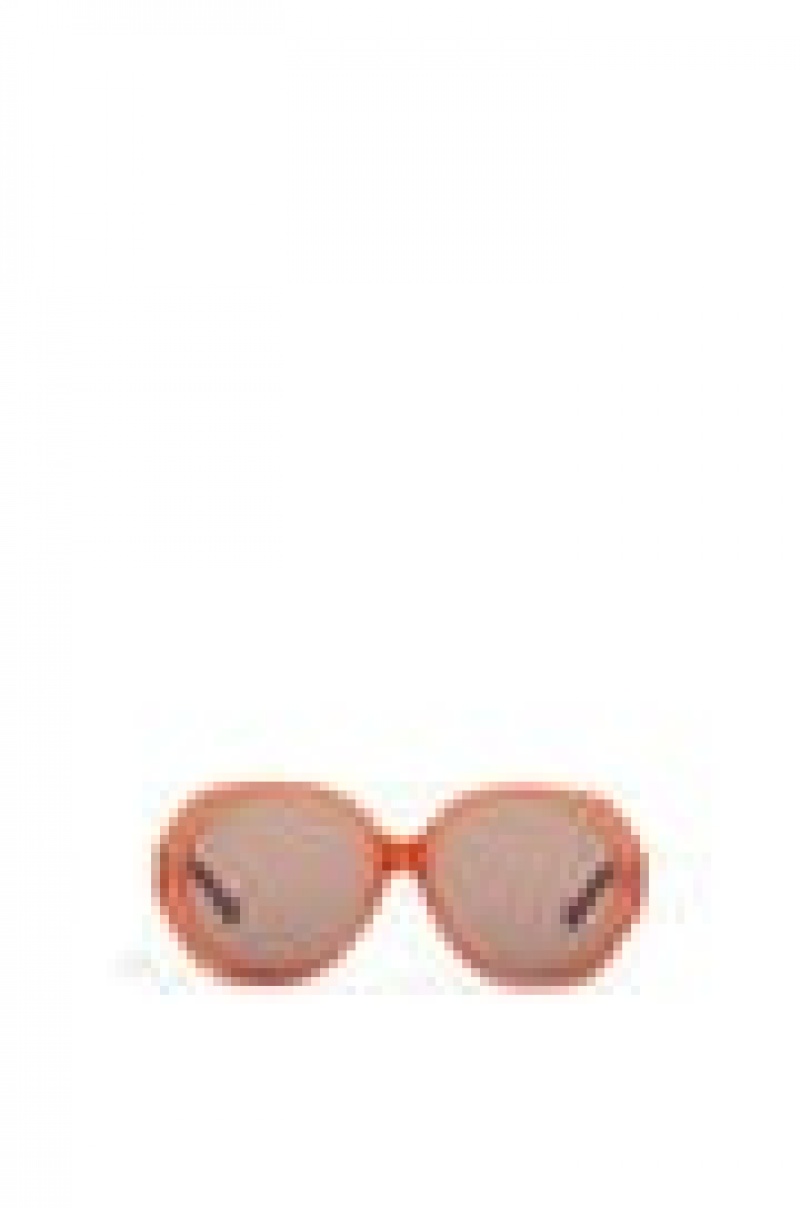 Gafas de Sol Loewe Elipse sunglasses in acetate Mujer Rust | 167UYGNBT