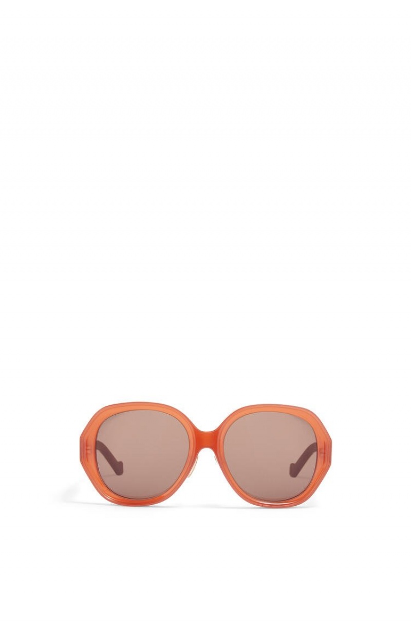 Gafas de Sol Loewe Elipse sunglasses in acetate Mujer Rust | 167UYGNBT