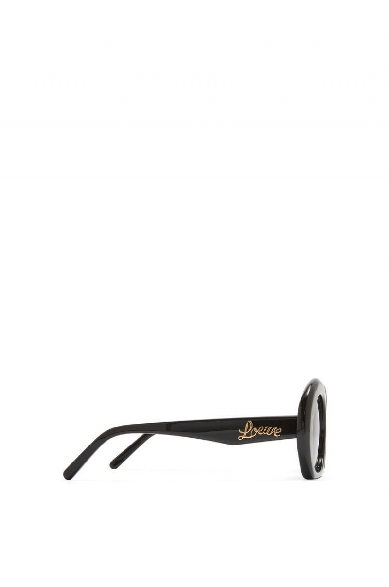 Gafas de Sol Loewe Halfmoon sunglasses in acetate Mujer Negras | 298BNDAQU