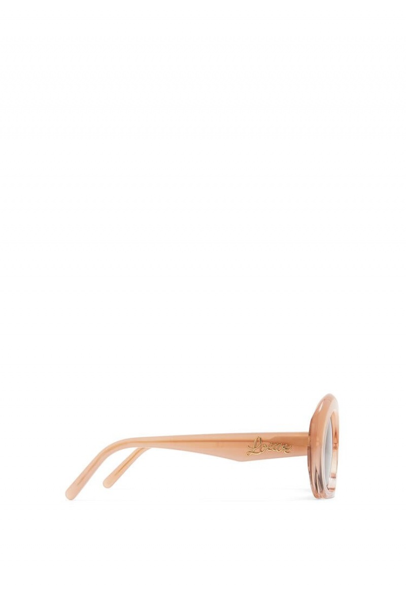 Gafas de Sol Loewe Halfmoon sunglasses in acetate Mujer Rosas Doradas | 201VUNEKD