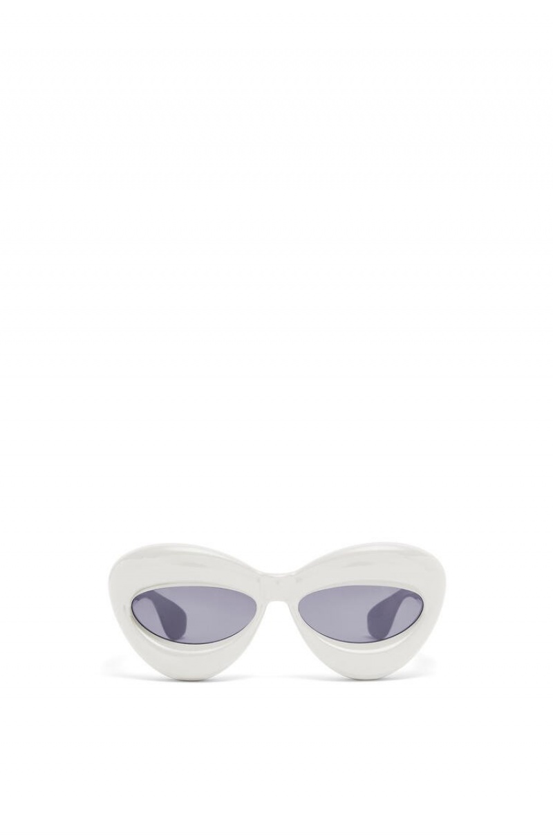 Gafas de Sol Loewe Inflated cateye sunglasses in acetate Mujer Gris | 561JXAOEY