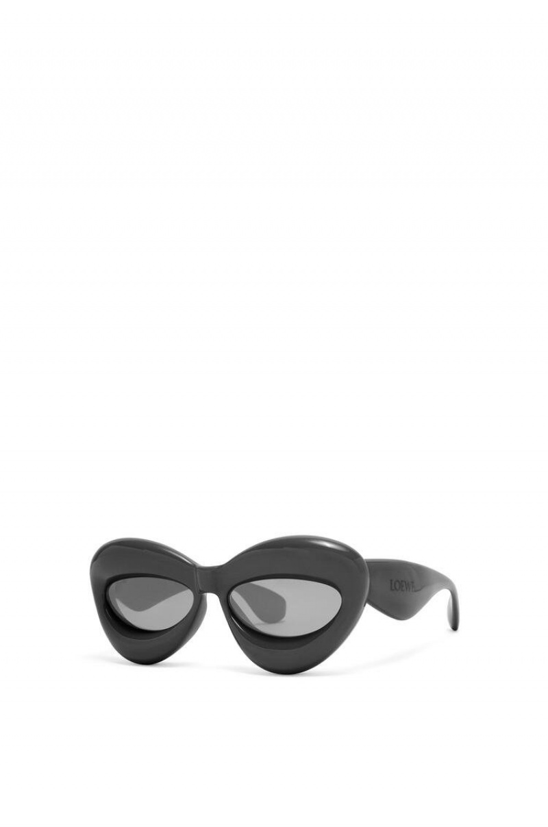 Gafas de Sol Loewe Inflated cateye sunglasses in acetate Mujer Negras | 968LVUJBI