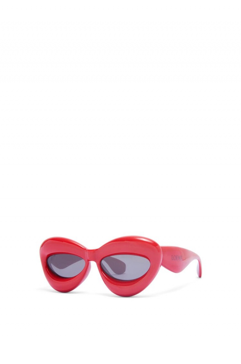 Gafas de Sol Loewe Inflated cateye sunglasses in acetate Mujer Lipstick | 216HYGXIU