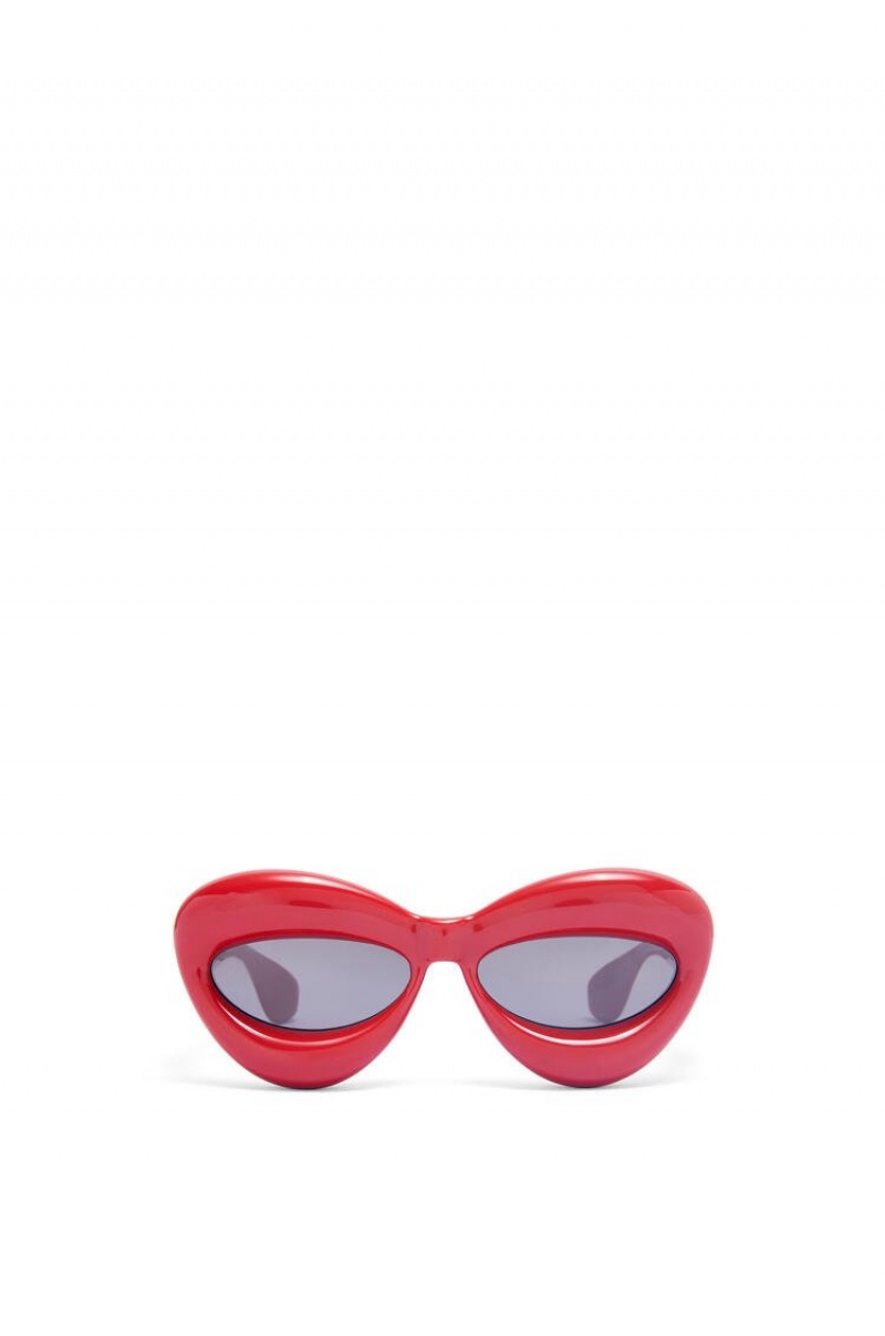 Gafas de Sol Loewe Inflated cateye sunglasses in acetate Mujer Lipstick | 216HYGXIU