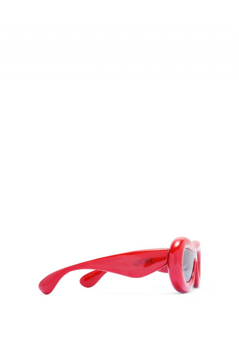 Gafas de Sol Loewe Inflated mask sunglasses in acetate Mujer Lipstick | 814FTSGJB