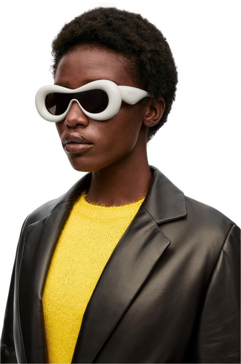 Gafas de Sol Loewe Inflated mask sunglasses in acetate Mujer Gris | 913ZLHEOY