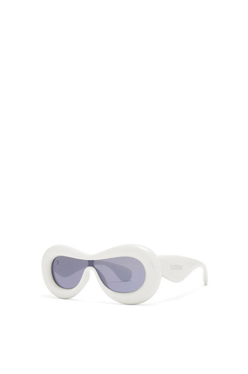 Gafas de Sol Loewe Inflated mask sunglasses in acetate Mujer Gris | 913ZLHEOY