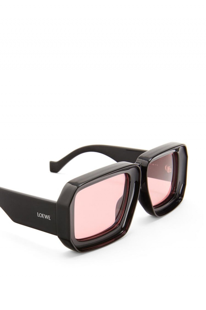 Gafas de Sol Loewe Paula's Ibiza dive in mask sunglasses Mujer Negras | 649AHPTNX