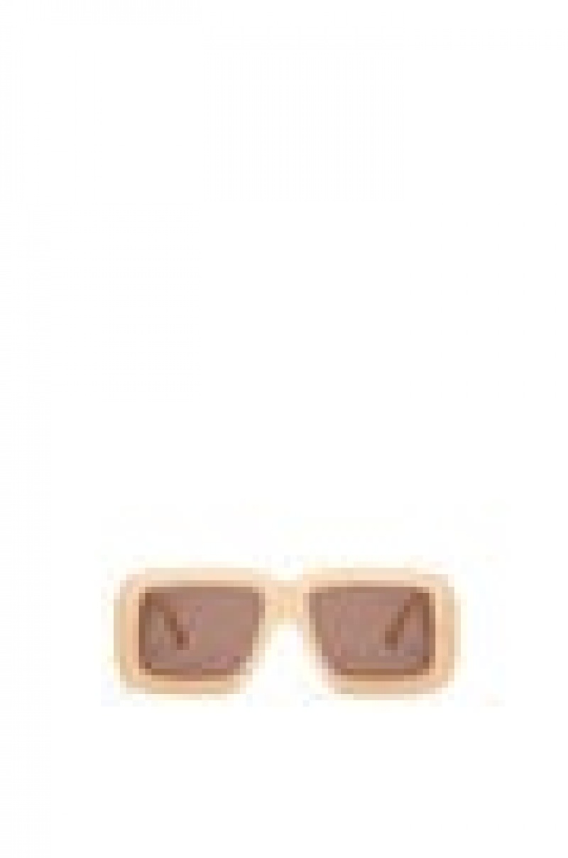 Gafas de Sol Loewe Paula's Ibiza dive in mask sunglasses Hombre Beige | 937XIBWKM