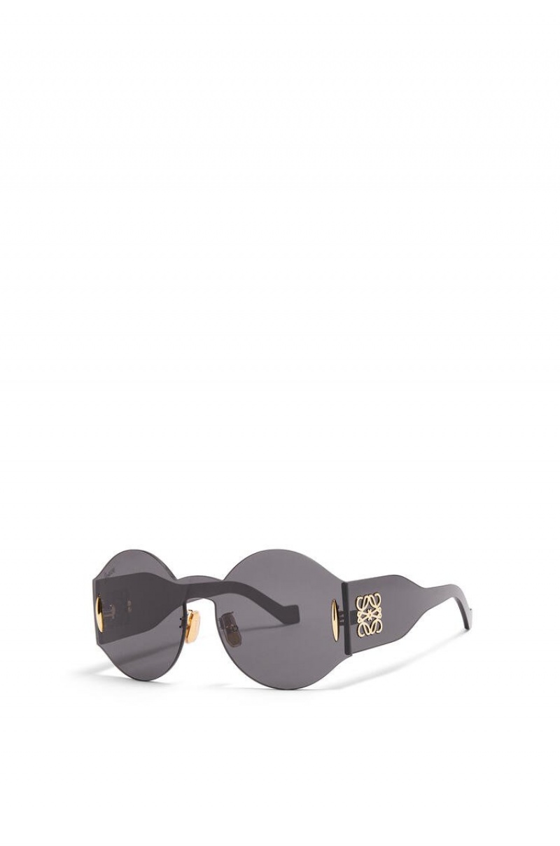 Gafas de Sol Loewe Round mask sunglasses in nylon Mujer Smoke | 569YARJTI