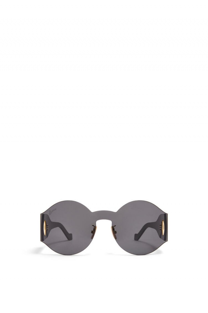 Gafas de Sol Loewe Round mask sunglasses in nylon Mujer Smoke | 569YARJTI