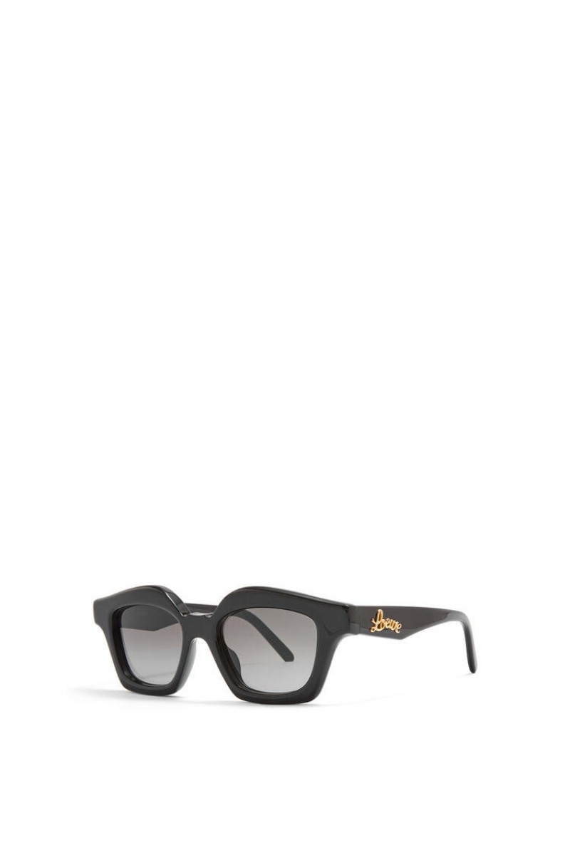 Gafas de Sol Loewe Small browline sunglasses in acetate Mujer Negras | 017SRZXTJ