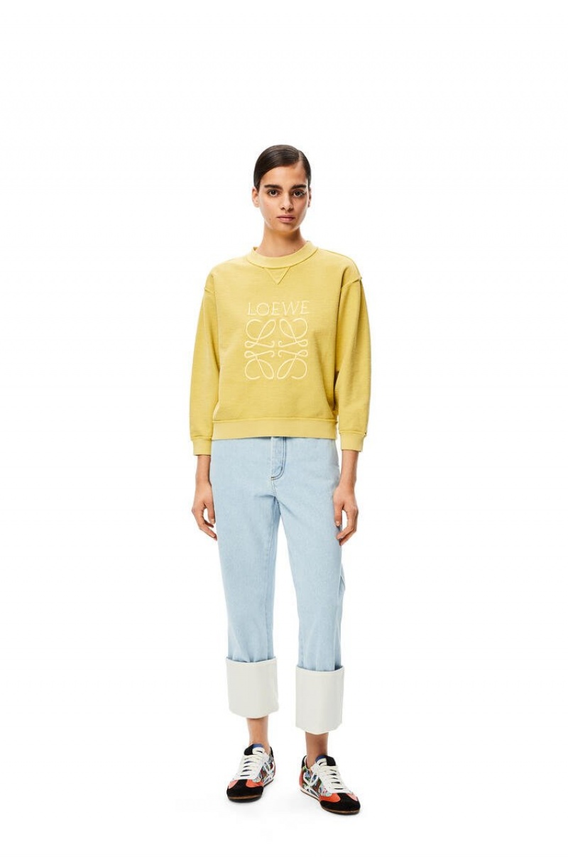 Jenas Loewe Fisherman jeans in denim Mujer Azules Claro | 370KTOBWU