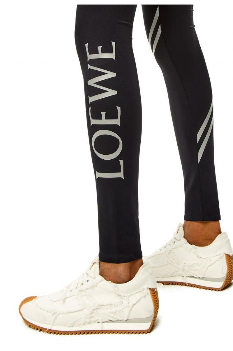 Leggins Loewe LOEWE leggings in polyamide Mujer Negras | 134GXFOKA