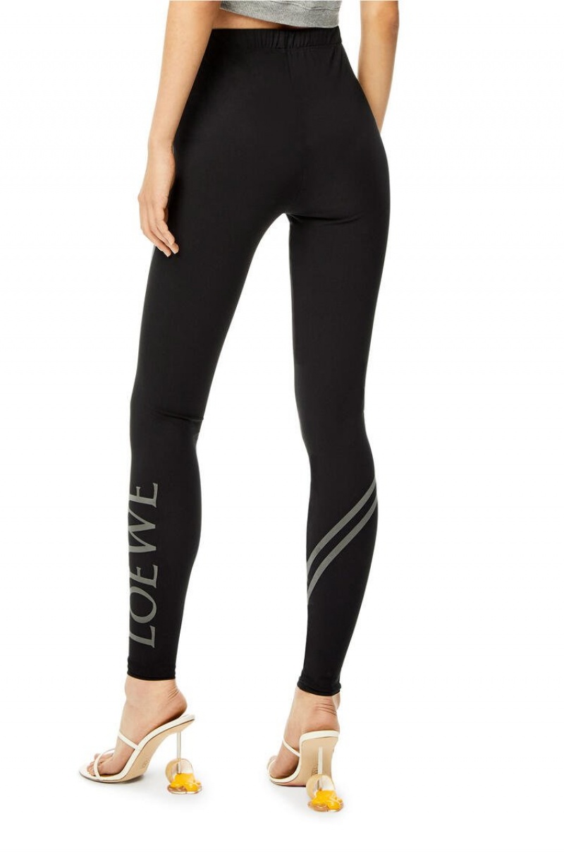 Leggins Loewe LOEWE leggings in polyamide and elastane Mujer Negras | 125MVDTOF