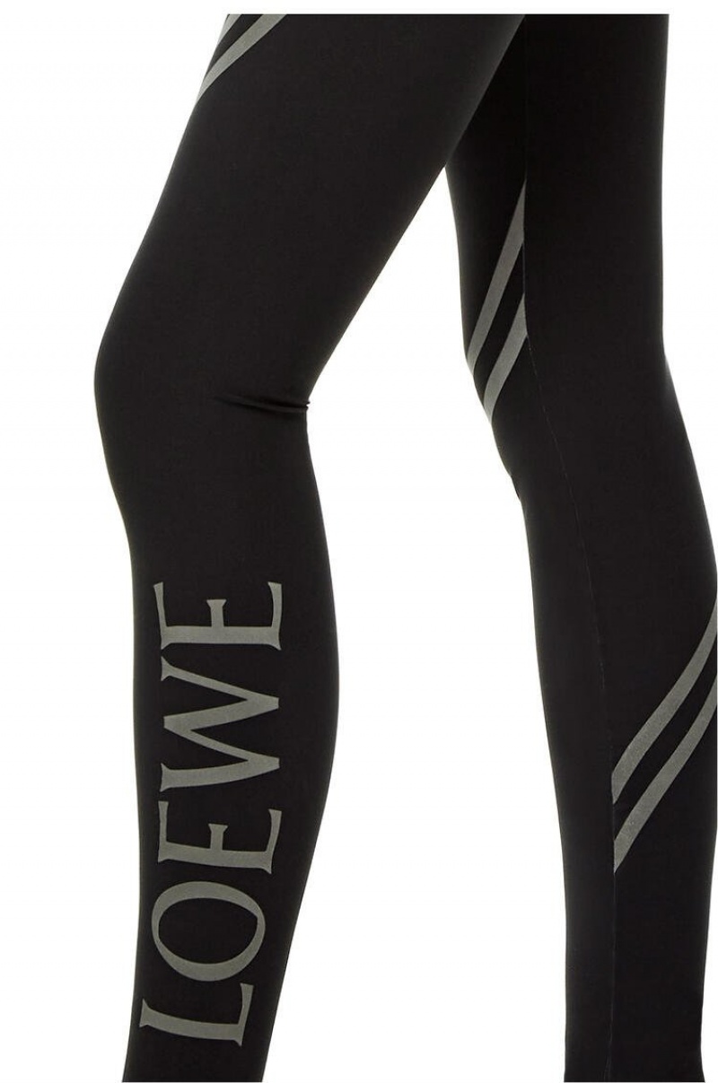 Leggins Loewe LOEWE leggings in polyamide and elastane Mujer Negras | 125MVDTOF