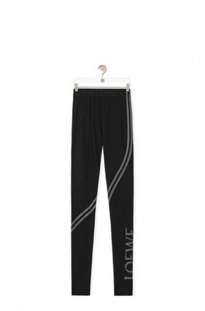 Leggins Loewe LOEWE leggings in polyamide and elastane Mujer Negras | 125MVDTOF