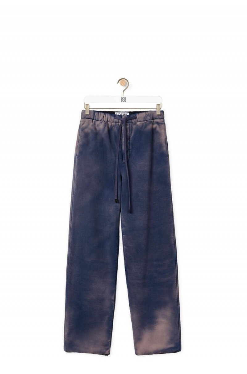 Pantalones Loewe Acolchado drawstring trousers in cotton Hombre Rtd | 612NHWJDT