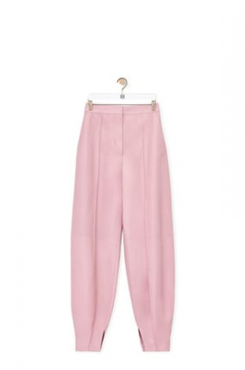 Pantalones Loewe Balloon trousers in nappa Mujer Negras | 982PBEOLK