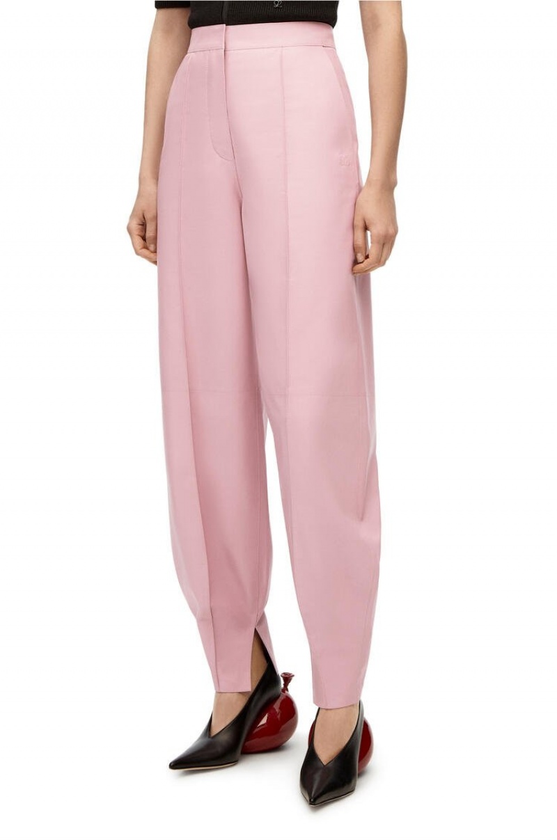 Pantalones Loewe Balloon trousers in nappa Mujer Rosas Claro | 793NTKVSI