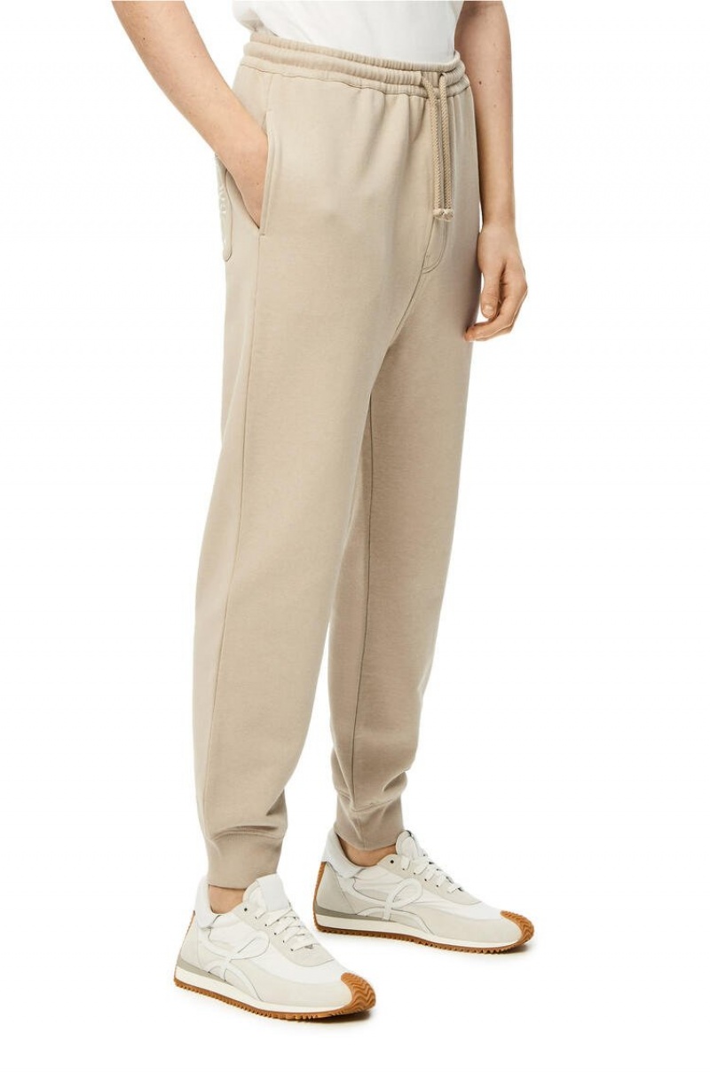 Pantalones Loewe Jogging trousers in cotton Hombre Gris | 750WEYTBO