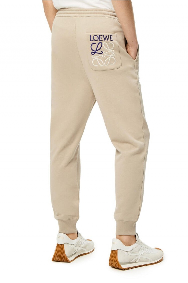 Pantalones Loewe Jogging trousers in cotton Hombre Gris | 750WEYTBO