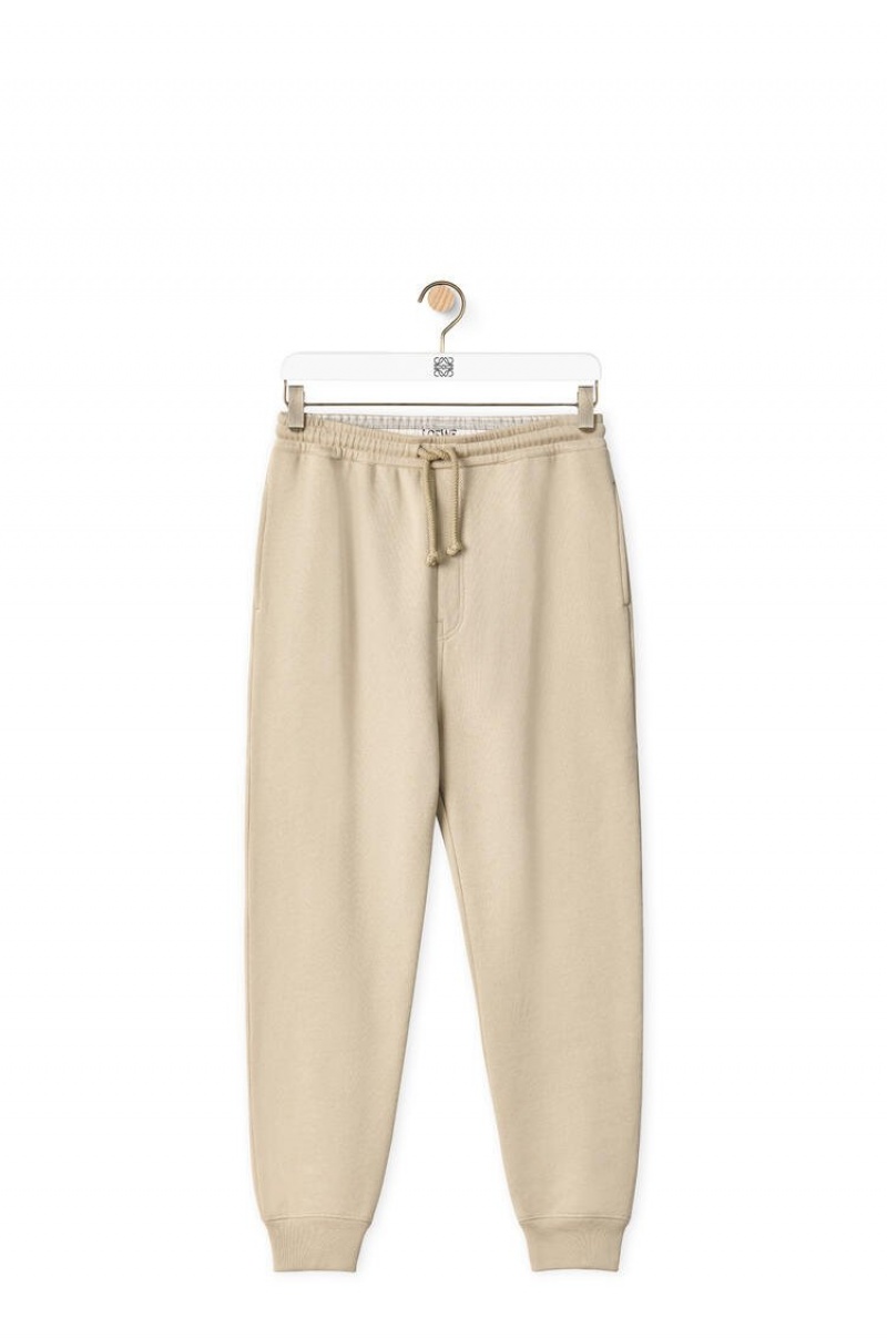 Pantalones Loewe Jogging trousers in cotton Hombre Gris | 750WEYTBO