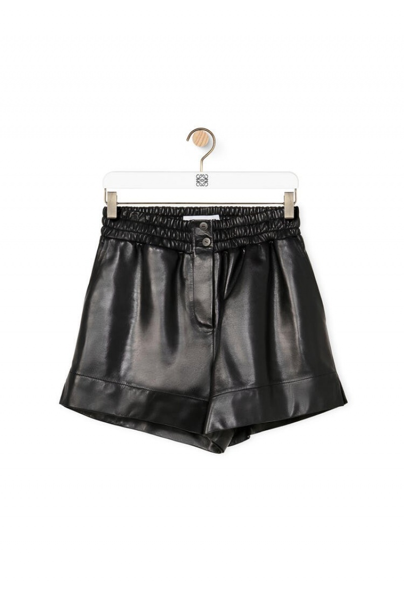 Short Loewe Boxer shorts in nappa Mujer Negras | 849XDYFNL