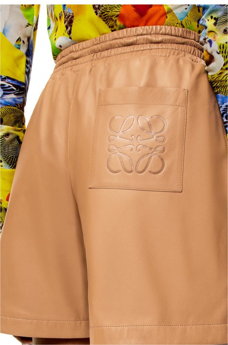 Short Loewe Shorts in nappa Mujer Toffee | 847IKJEQO