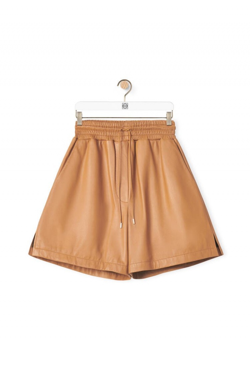 Short Loewe Shorts in nappa Mujer Toffee | 847IKJEQO