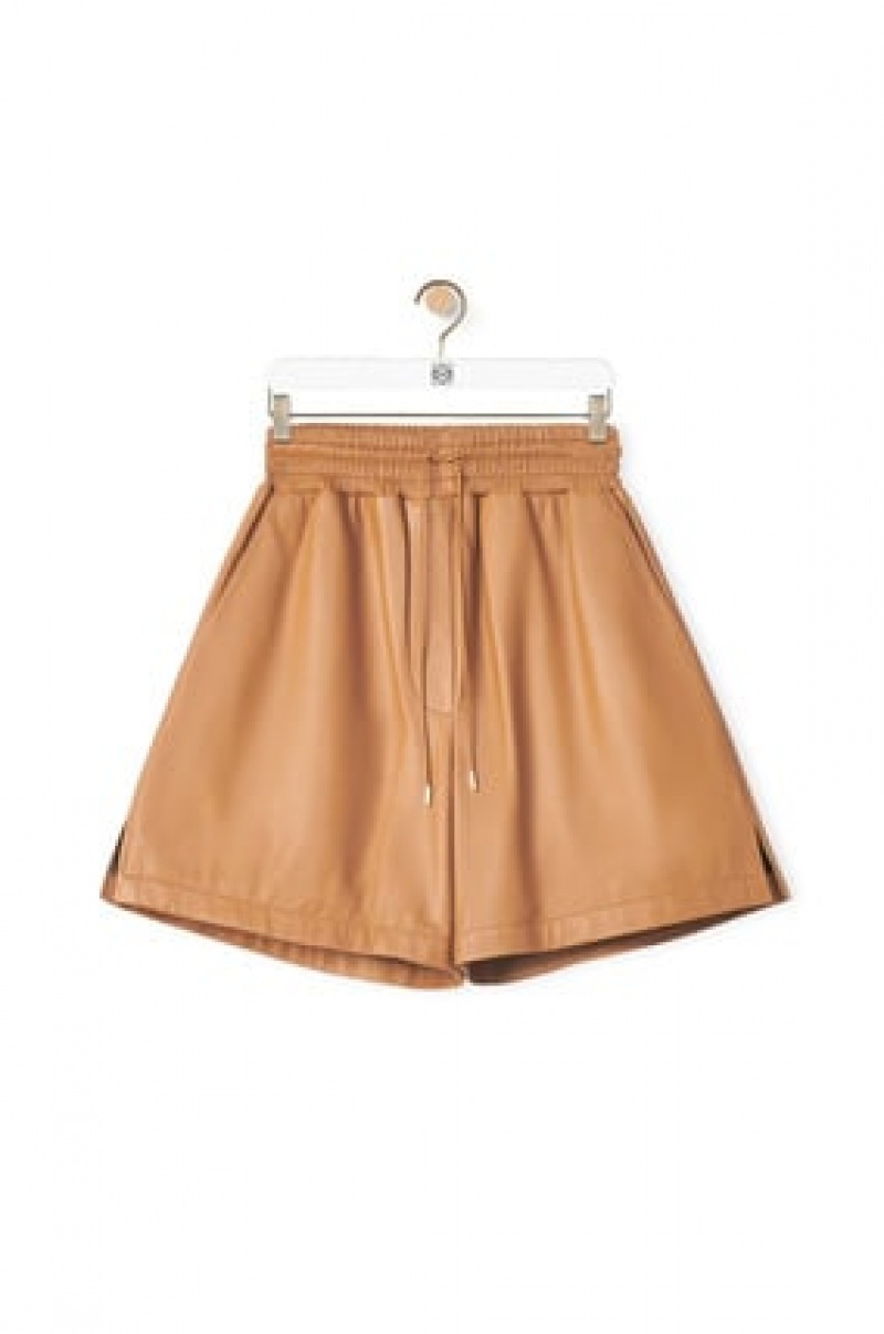 Short Loewe Shorts in nappa Mujer Toffee | 847IKJEQO