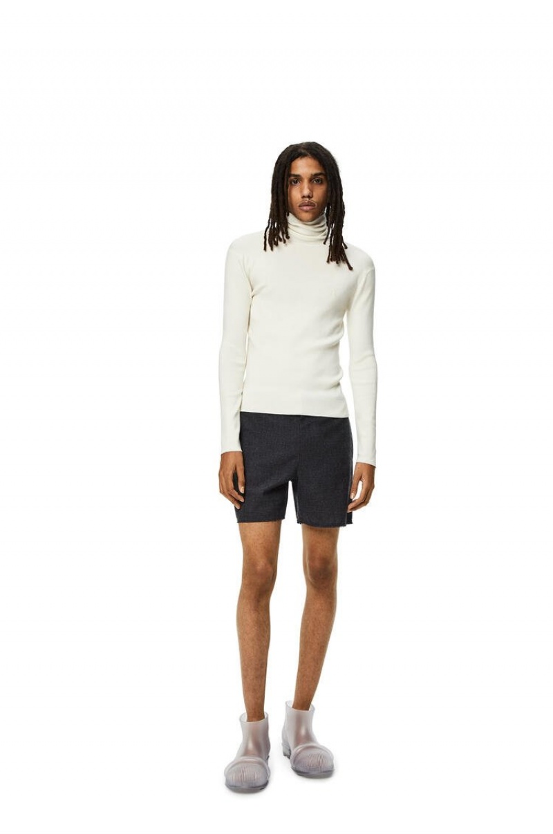 Short Loewe Shorts in wool Hombre Anthracite | 968ITJSAE