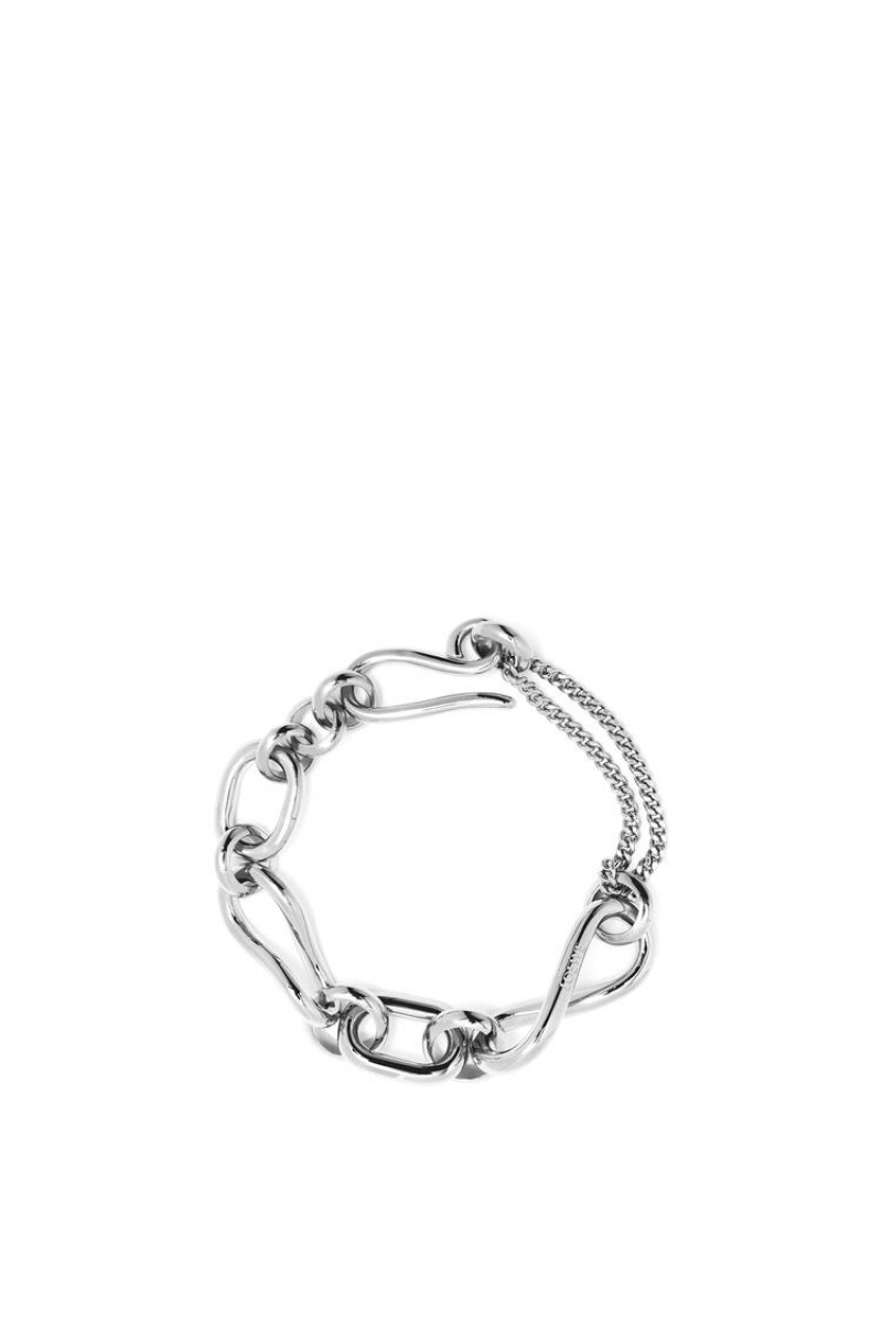 Silver Jewellery Loewe Chainlink bracelet in sterling silver Mujer Plateadas | 986DUEIGS