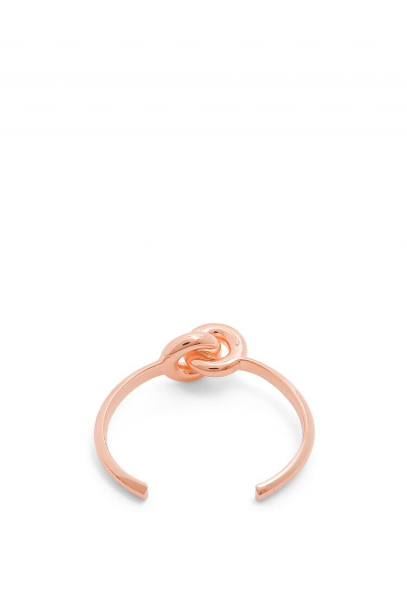 Silver Jewellery Loewe Donut link cuff in sterling silver Mujer Rosas Doradas | 793GLYWHX